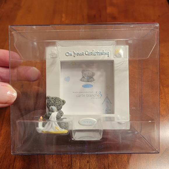 CARTE BLANCHE 🕊️ NIB Precious Tatty Teddy-Me to You "ON YOUR CHRISTENING" Frame - Picture 15 of 16